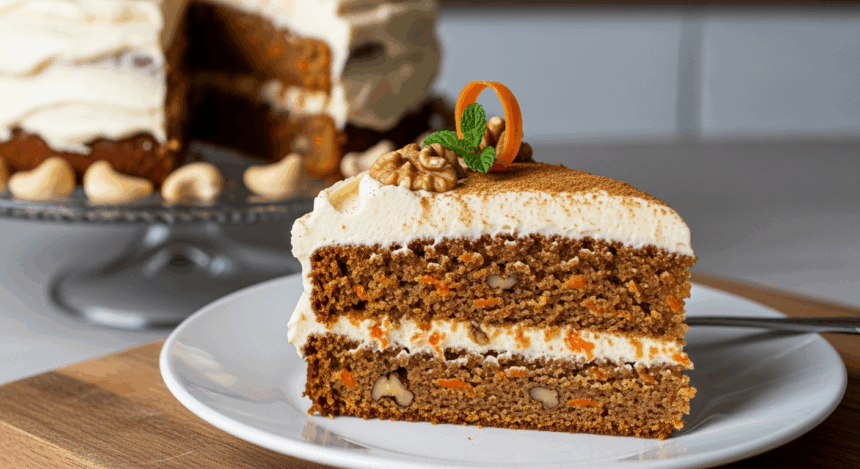 Carrot Cake Recipe With Cashew Frosting