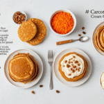 Carrot Cake Pancakes With Frosting