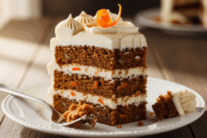 Carrot Cake Dessert With Frosting