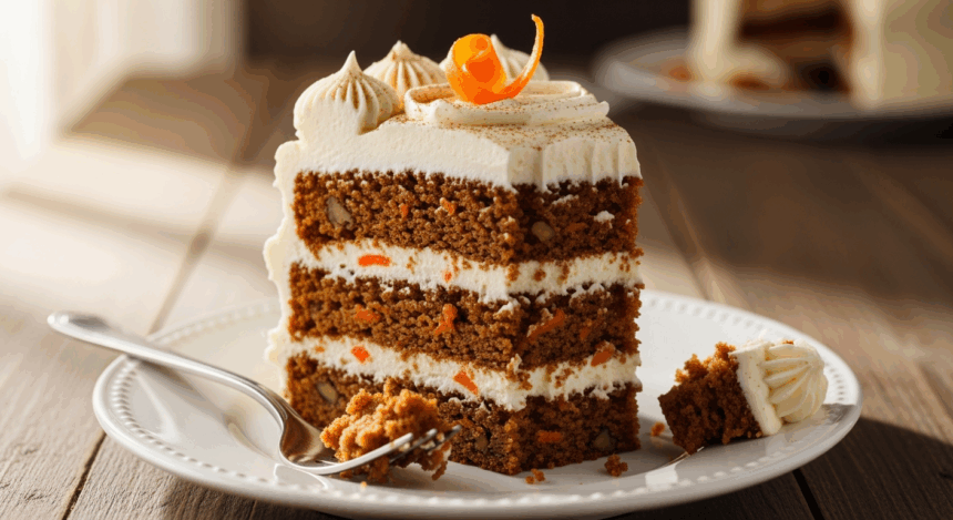 Carrot Cake Dessert With Frosting