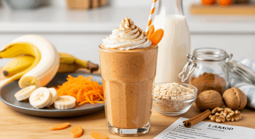 Carrot Cake Smoothie Recipe With Banana