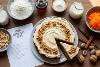 Vegan Carrot Cake Recipe With Cashews