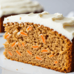 Carrot Cake Slice With Cream