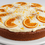 Carrot Cake With Orange Topping