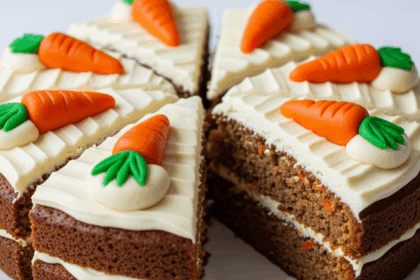 Carrot Cake With Frosting Carrots