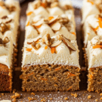 Carrot Cake Bars With Almond Flour
