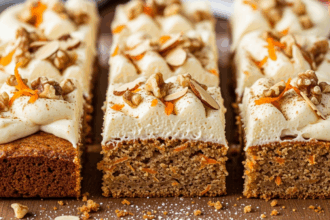 Carrot Cake Bars With Almond Flour