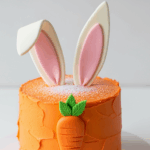 Carrot-Themed Cake With Bunny Ears