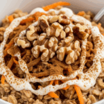 Carrot Cake Oatmeal With Nuts