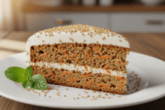 Carrot Cake With Sesame Seeds