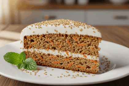 Carrot Cake With Sesame Seeds