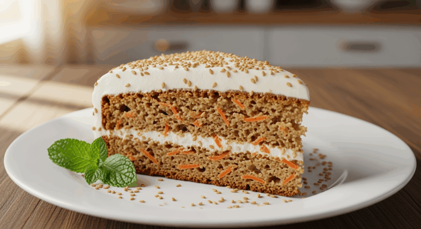 Carrot Cake With Sesame Seeds