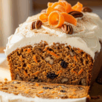 Carrot Loaf Cake With Cream Cheese Frosting