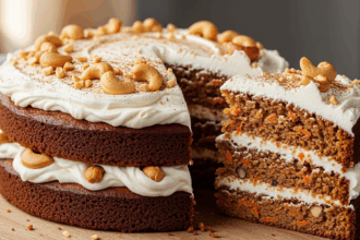 Vegan Carrot Cake With Cashews