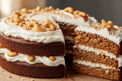 Vegan Carrot Cake With Cashews