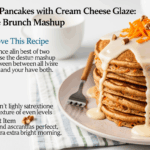 Carrot Cake Pancakes With Cream Cheese Glaze