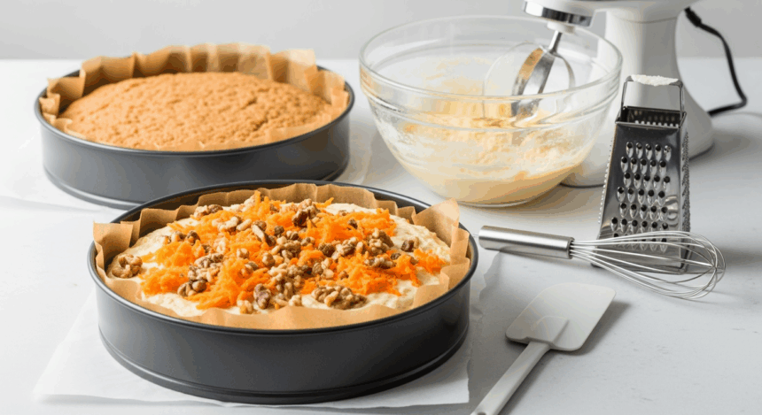 Carrot Cake With Orange Cream Recipe