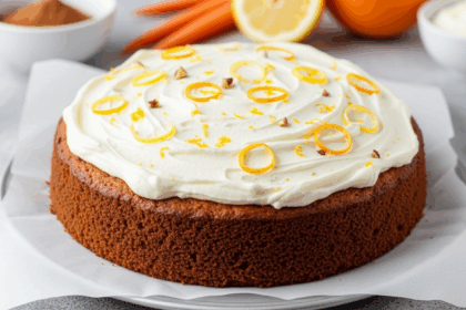 Carrot Cake With Lemon And Orange