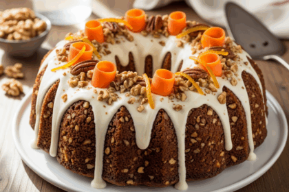 Carrot Bundt Cake With Nuts
