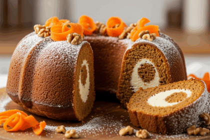 Carrot Bundt Cake With Cream Cheese Filling