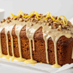 Carrot Loaf Cake With Tangy Lemon Glaze