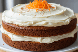 2 Layer Carrot Cake With Cream Cheese Frosting