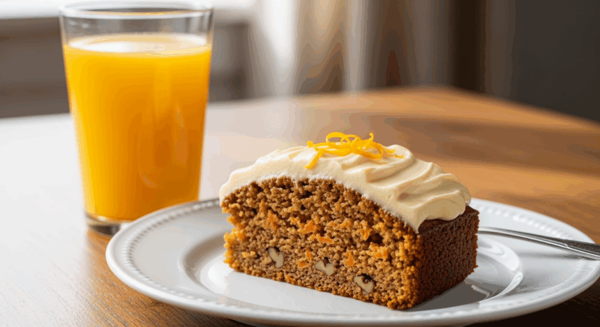 Carrot Cake Recipe With Orange Juice