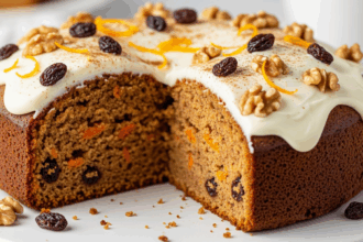 Carrot Cake With Cream Cheese Glaze
