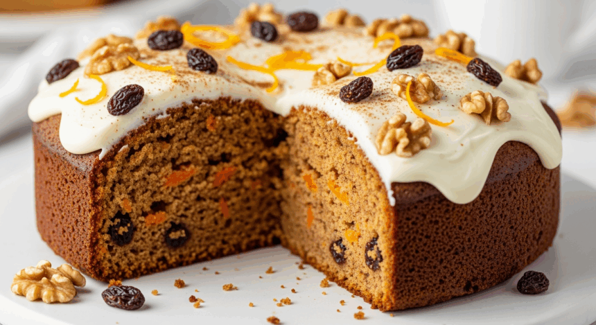 Carrot Cake With Cream Cheese Glaze