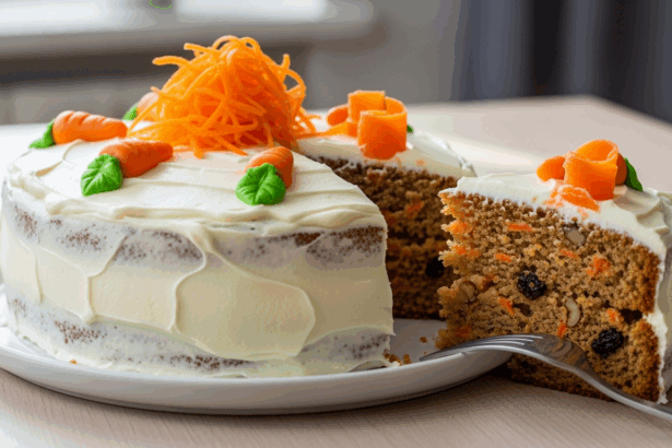 Carrot Cake With Real Carrots