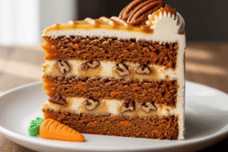 Carrot Cake With Praline Filling