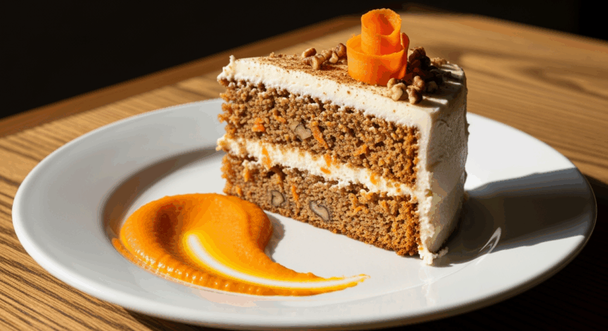Carrot Cake With Carrot Puree