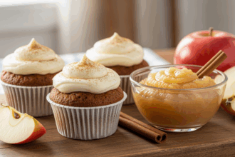 Carrot Cake Cupcakes With Applesauce
