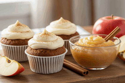 Carrot Cake Cupcakes With Applesauce