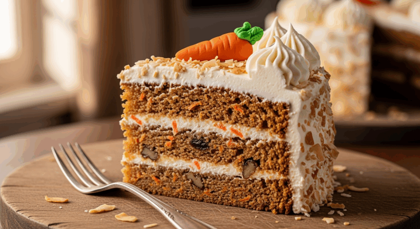 Carrot Cake With Coconut Frosting