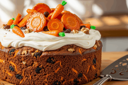 Carrot Cake With Cooked Carrots