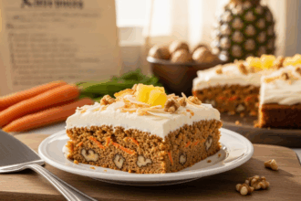 Carrot Sheet Cake Recipe With Pineapple