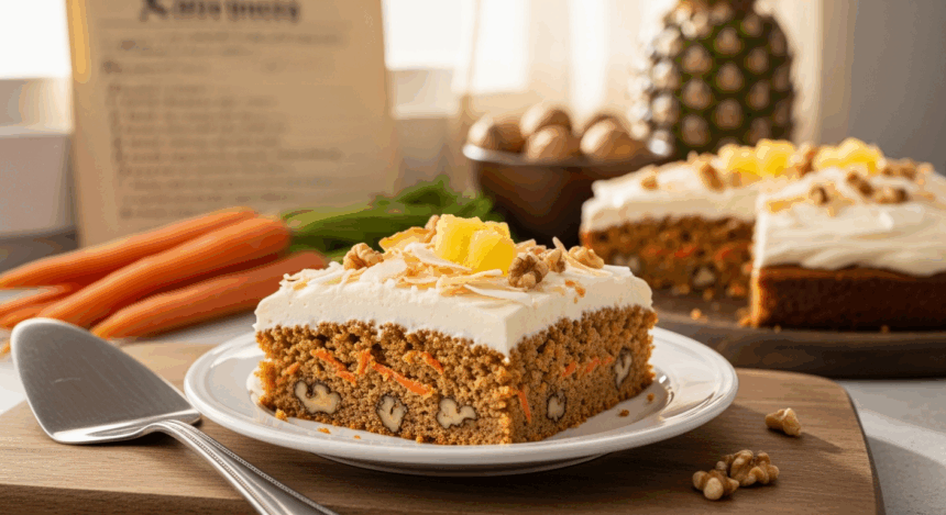 Carrot Sheet Cake Recipe With Pineapple