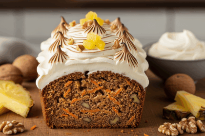 Carrot Cake Loaf With Pineapple