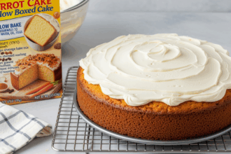 Carrot Cake With Yellow Boxed Cake