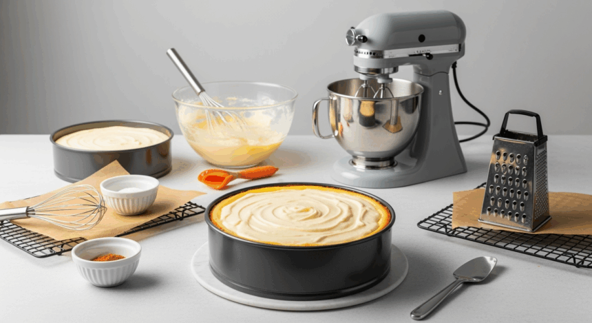 Carrot Cake With Cheesecake Filling