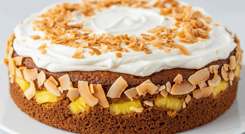 Hawaiian Carrot Cake With Coconut Icing