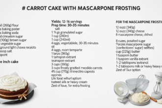 Carrot Cake With Mascarpone Frosting