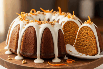 Carrot Bundt Cake With Cream Cheese