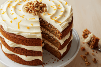 Carrot Cake With Cream Cheese Filling