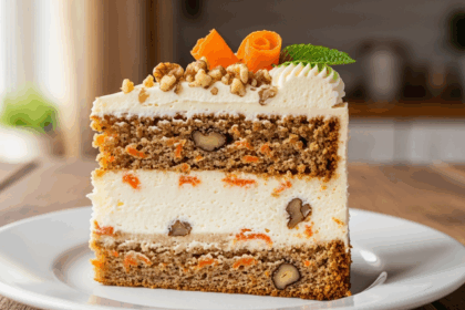 Carrot Cake With Cheesecake Layer