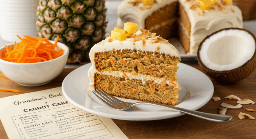 Best Carrot Cake Recipe With Pineapple And Coconut