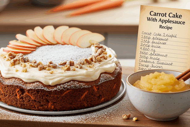 Carrot Cake With Applesauce Recipe