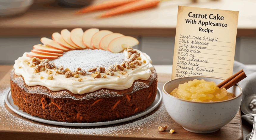 Carrot Cake With Applesauce Recipe