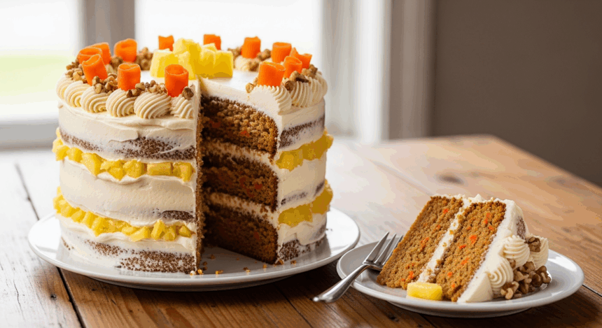 Carrot Cake With Crushed Pineapple